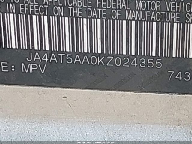 2019 MITSUBISHI ECLIPSE CROSS JA4AT5AA0KZ024355 Photo 8