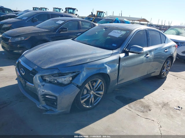 2017 Infiniti Q50 3.0t Sport მანქანა იყიდება აუქციონზე, vin: JN1EV7AR9HM840525, აუქციონის ნომერი: 43623069