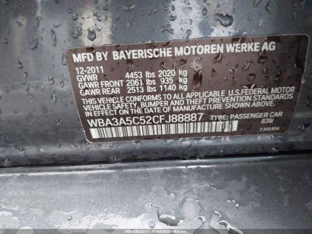 2012 BMW 328I WBA3A5C52CFJ88887 Photo 8