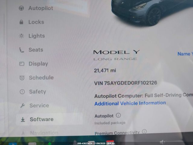 2024 TESLA MODEL Y 7SAYGDED0RF102126 Photo 6