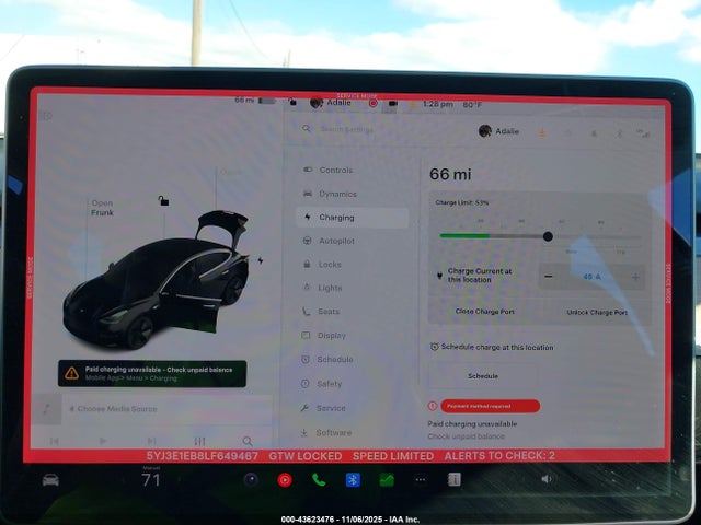 5YJ3E1EB8LF649467 Tesla Model 3 Long Range