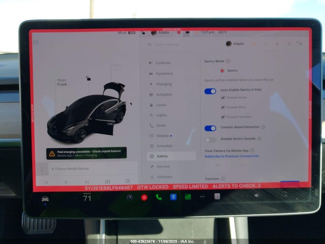 5YJ3E1EB8LF649467 Tesla Model 3 Long Range