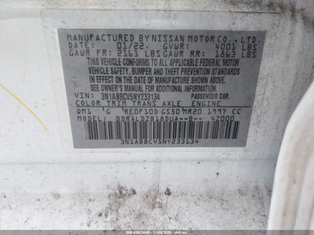 2022 NISSAN SENTRA 3N1AB8CV5NY233134 Photo 8