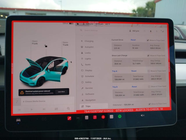 2022 TESLA MODEL Y 7SAYGDEF5NF323622 Photo 6