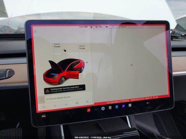 5YJ3E1EBXLF795563 Tesla Model 3 Long Range Dual Motor All-wheel Drive