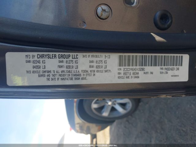 2014 DODGE CHALLENGER 2C3CDYAG4EH152981 Photo 8