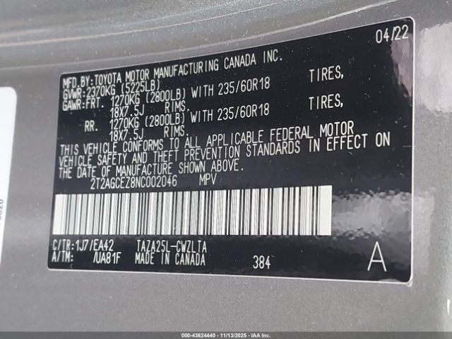 2022 LEXUS NX 350 2T2AGCEZ8NC002046 Photo 8