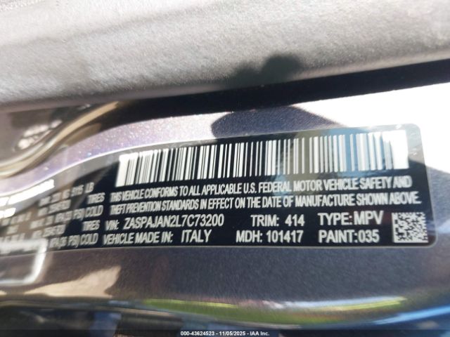 2020 ALFA ROMEO STELVIO ZASPAJAN2L7C73200 Photo 8