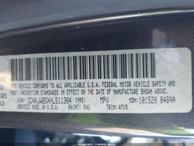 2017 JEEP WRANGLER 1C4AJWBGXHL511384 Photo 8