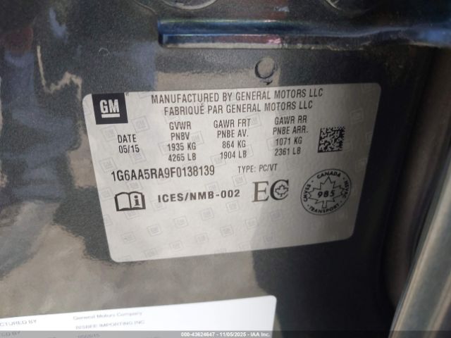 2015 CADILLAC ATS 1G6AA5RA9F0138139 Photo 8