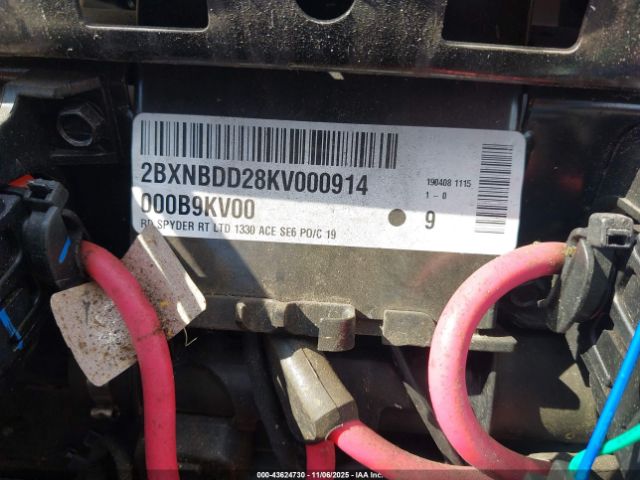 2019 CAN-AM SPYDER ROADSTER 2BXNBDD28KV000914 Photo 9