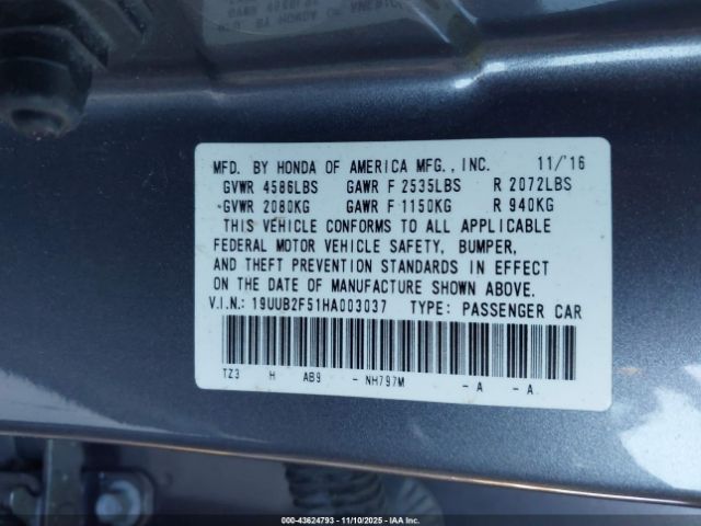 2017 ACURA TLX 19UUB2F51HA003037 Photo 8