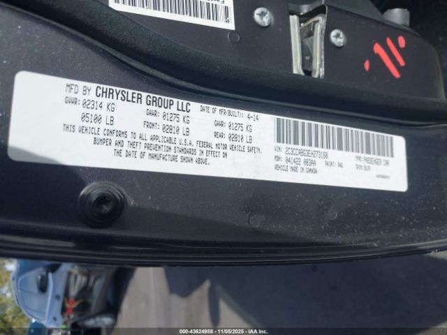 2014 CHRYSLER 300 2C3CCABG3EH273168 Photo 8