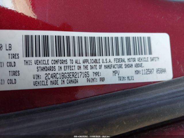 2014 CHRYSLER TOWN & COUNTRY 2C4RC1BG3ER217165 Photo 8