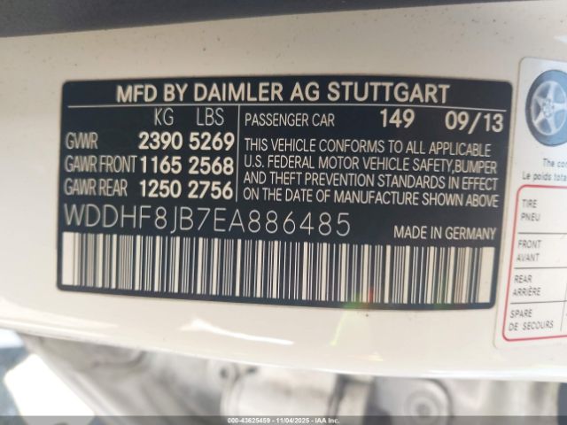 2014 MERCEDES-BENZ E 350 WDDHF8JB7EA886485 Photo 8