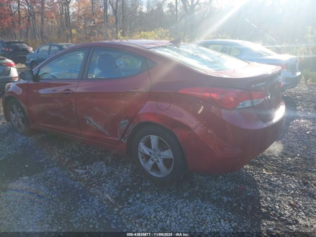 2012 HYUNDAI ELANTRA KMHDH4AE4CU293227 Photo 2