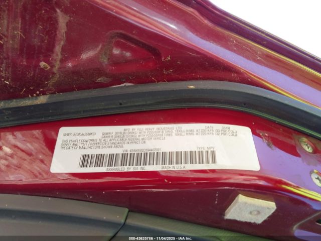 2009 SUBARU TRIBECA 4S4WX92D594402091 Photo 8