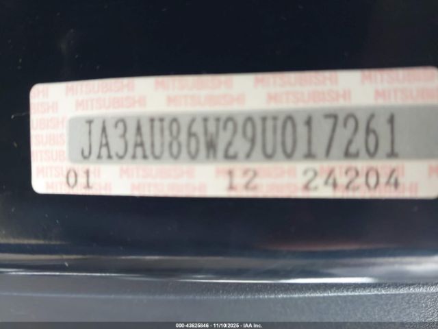 2009 MITSUBISHI LANCER JA3AU86W29U017261 Photo 8