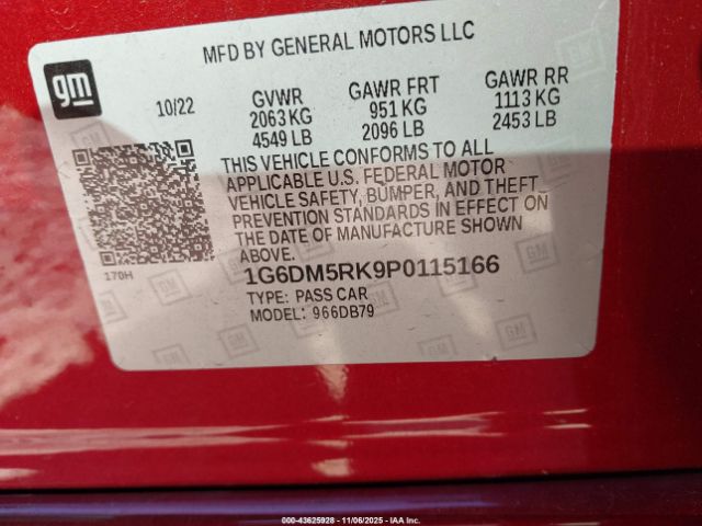 2023 CADILLAC CT5 1G6DM5RK9P0115166 Photo 8