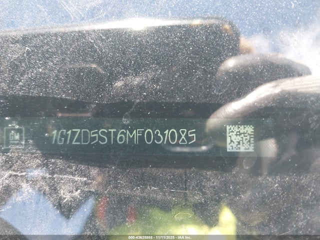 2021 CHEVROLET MALIBU 1G1ZD5ST6MF031085 Photo 8