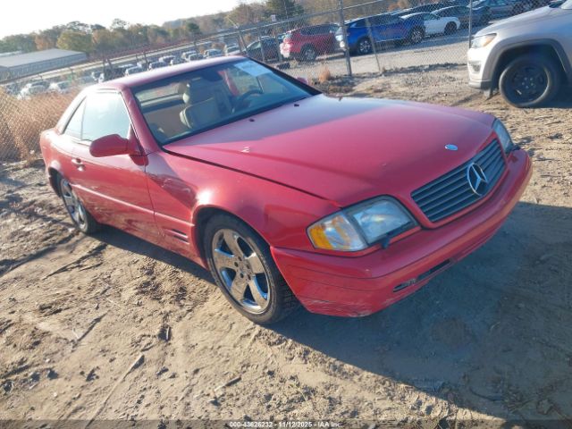 2000 MERCEDES-BENZ SL 500 WDBFA68F7YF190261
