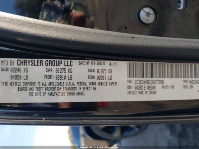 2014 DODGE CHALLENGER 2C3CDYAG1EH277288 Photo 8