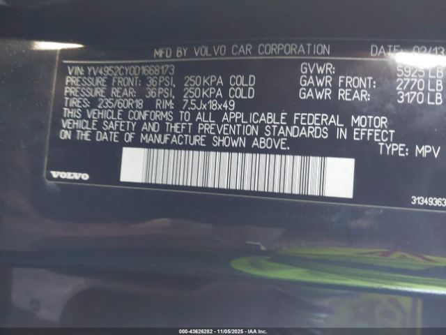 2013 VOLVO XC90 YV4952CY0D1668173 Photo 8