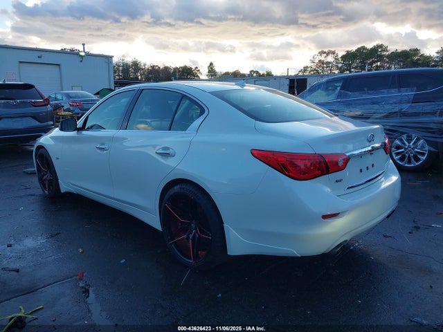 2017 Infiniti Q50 3.0t Signature Edition მანქანა იყიდება აუქციონზე, vin: JN1EV7AR8HM837258, აუქციონის ნომერი: 43626423