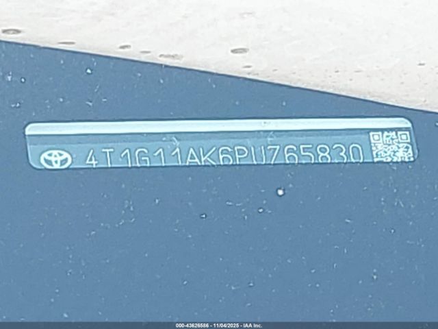 2023 TOYOTA CAMRY 4T1G11AK6PU765830 Photo 8