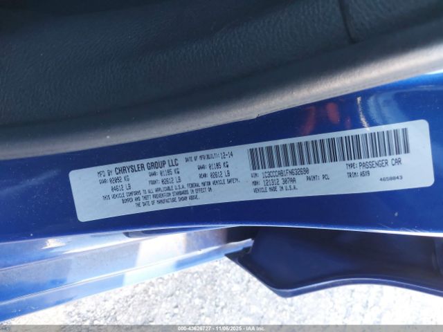 2015 CHRYSLER 200 1C3CCCAB1FN632690 Photo 8