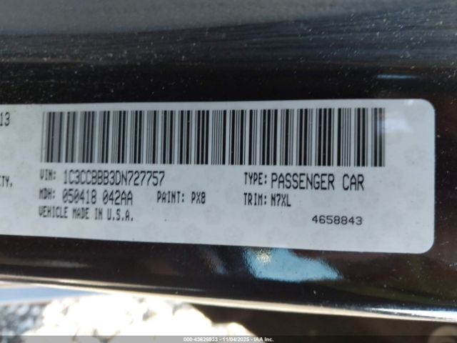 2013 CHRYSLER 200 1C3CCBBB3DN727757 Photo 8