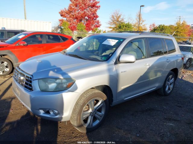 2008 TOYOTA HIGHLANDER JTEDS43A782010544 Photo 1