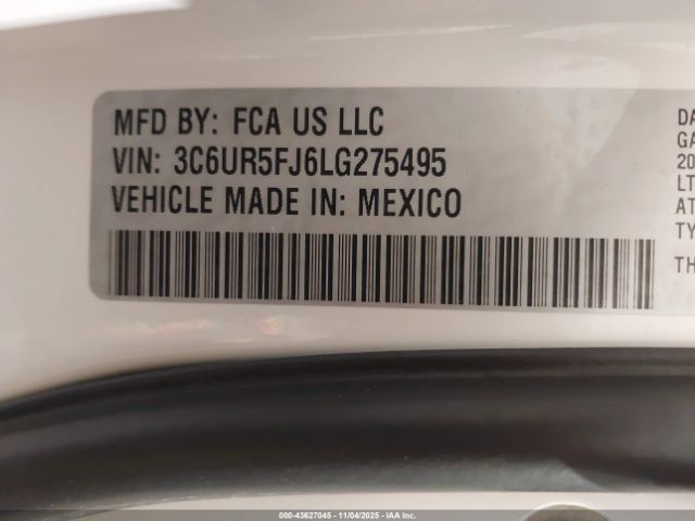 2020 RAM 2500 3C6UR5FJ6LG275495 Photo 8