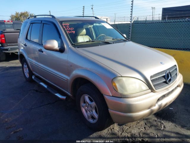 2001 MERCEDES-BENZ ML 320 4JGAB54E91A222643