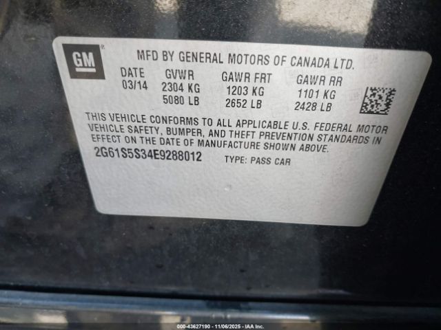 2014 CADILLAC XTS 2G61S5S34E9288012 Photo 8