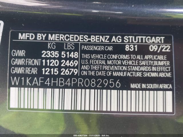 2023 MERCEDES-BENZ C 300 W1KAF4HB4PR082956 Photo 8