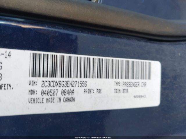 2014 DODGE CHARGER 2C3CDXBG3EH271596 Photo 8