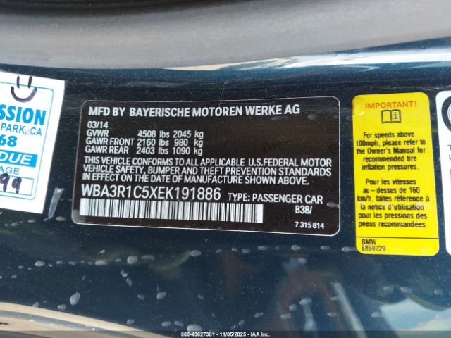 2014 BMW 435I WBA3R1C5XEK191886 Photo 8