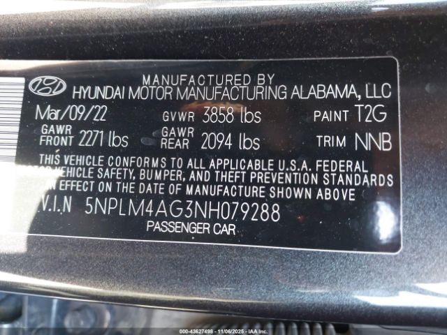 2022 HYUNDAI ELANTRA 5NPLM4AG3NH079288 Photo 8