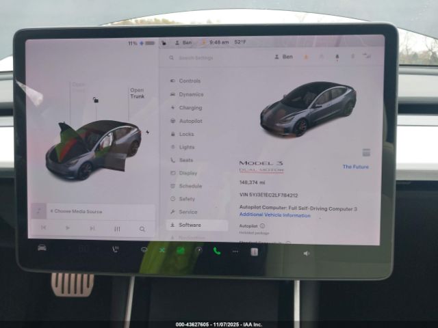 2020 TESLA MODEL 3 5YJ3E1EC2LF784212 Photo 6