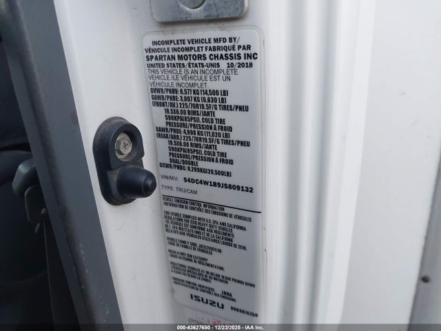 Isuzu Npr Hd 2018 54DC4W1B9JS809132 Image 8