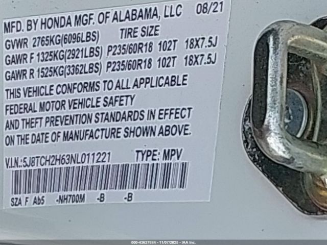 2020 ACURA RDX 5J8TC2H62LL037466 Photo 8