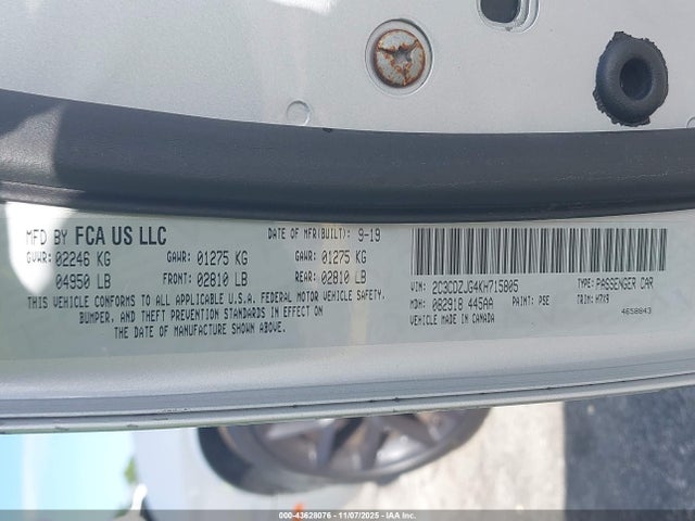 2019 DODGE CHALLENGER 2C3CDZJG4KH715805 Photo 8