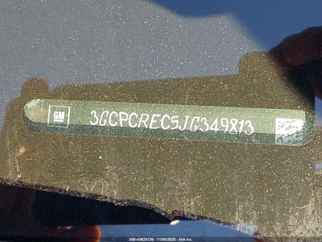 2018 CHEVROLET SILVERADO 1500 3GCPCREC5JG349813 Photo 8