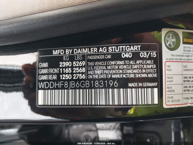2016 MERCEDES-BENZ E 350 WDDHF8JB6GB183196 Photo 8
