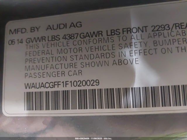 2015 AUDI A3 WAUACGFF1F1020029 Photo 8