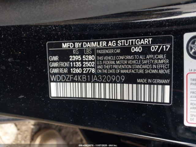 2018 MERCEDES-BENZ E 300 WDDZF4KB1JA320909 Photo 8