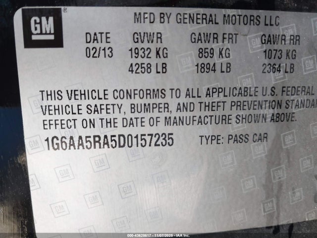 2013 CADILLAC ATS 1G6AA5RA5D0157235 Photo 8