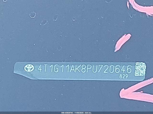 2023 TOYOTA CAMRY 4T1G11AK8PU720646 Photo 8