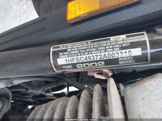 2002 HONDA VTX1800 1HFSC49372A003310 Photo 9